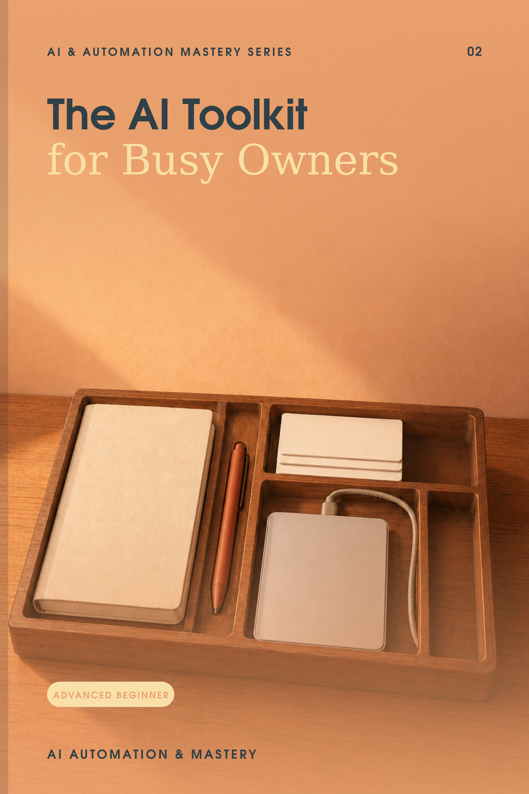 The AI Toolkit for Busy Owners — book cover